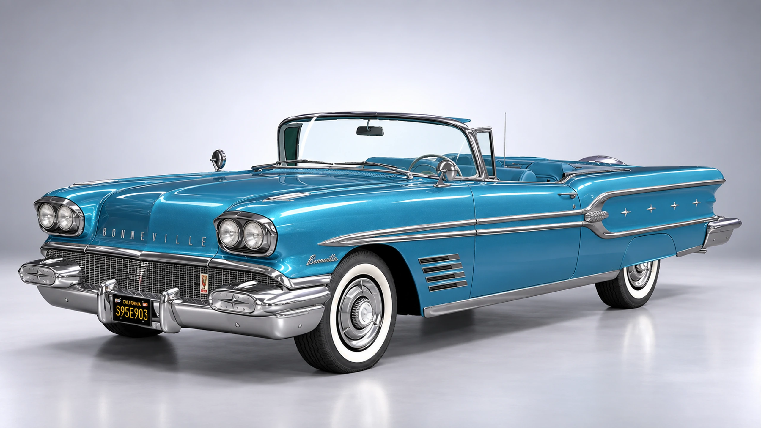 Нажмите, чтобы посмотреть на весь экран Pontiac Bonneville Convertible 1958