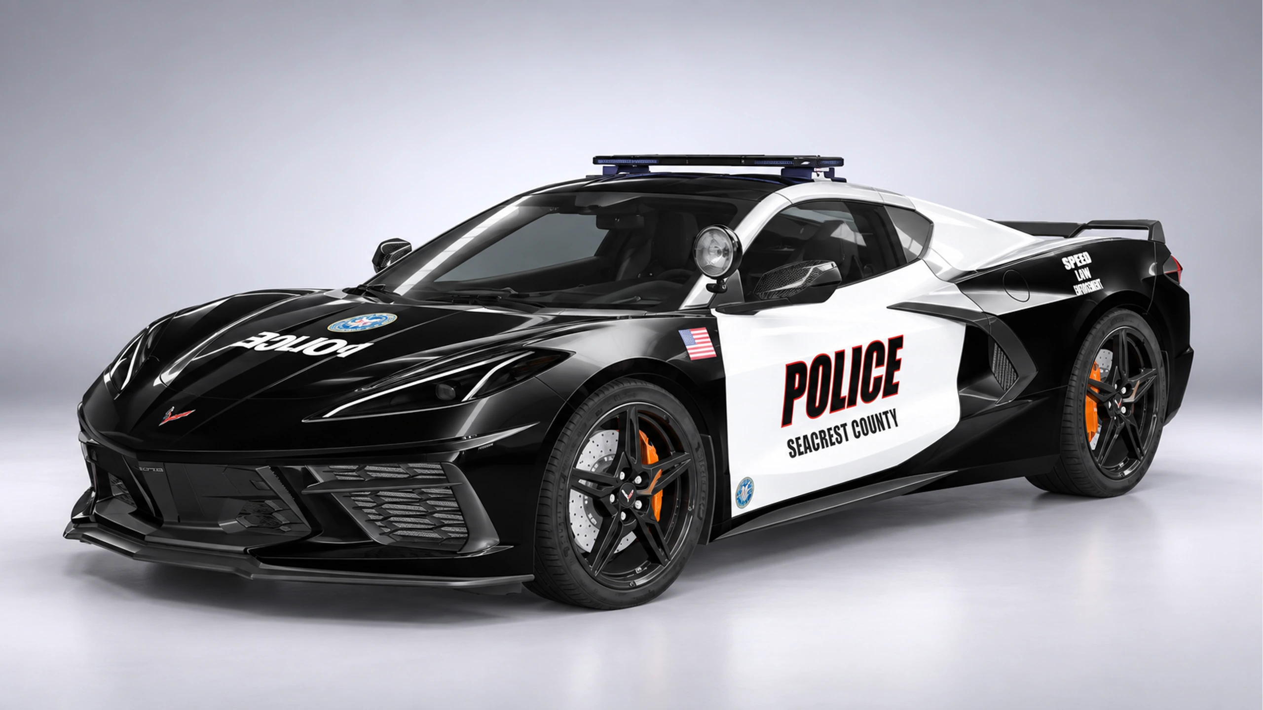 Corvette C8 Police
