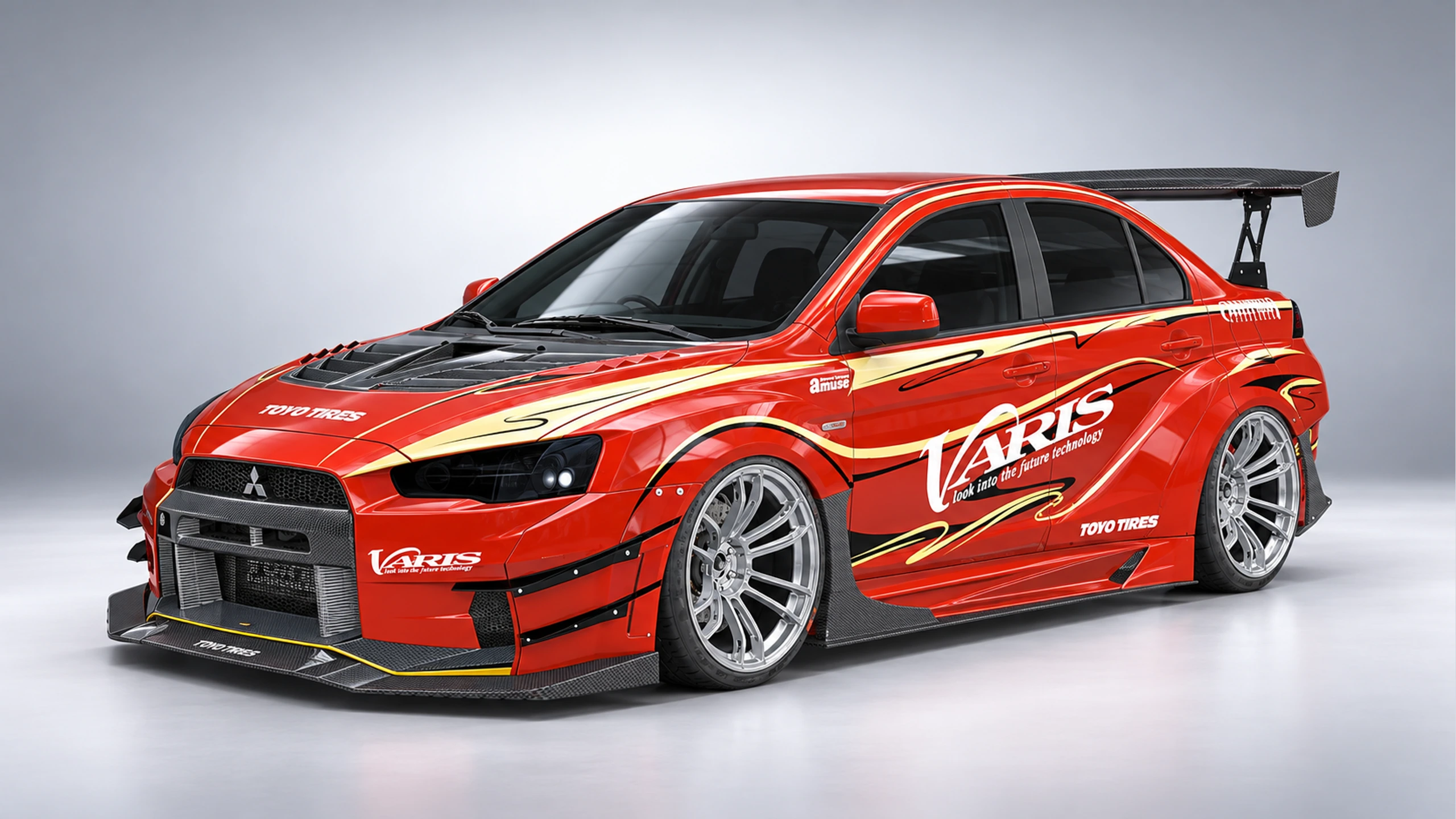 Нажмите, чтобы посмотреть на весь экран Mitsubishi Lancer Evolution IX Varis