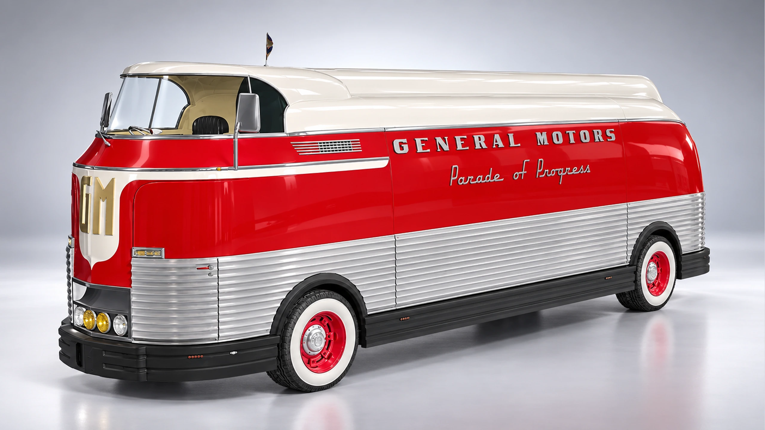 Bấm để xem toàn màn hình GM Futurliner 1940