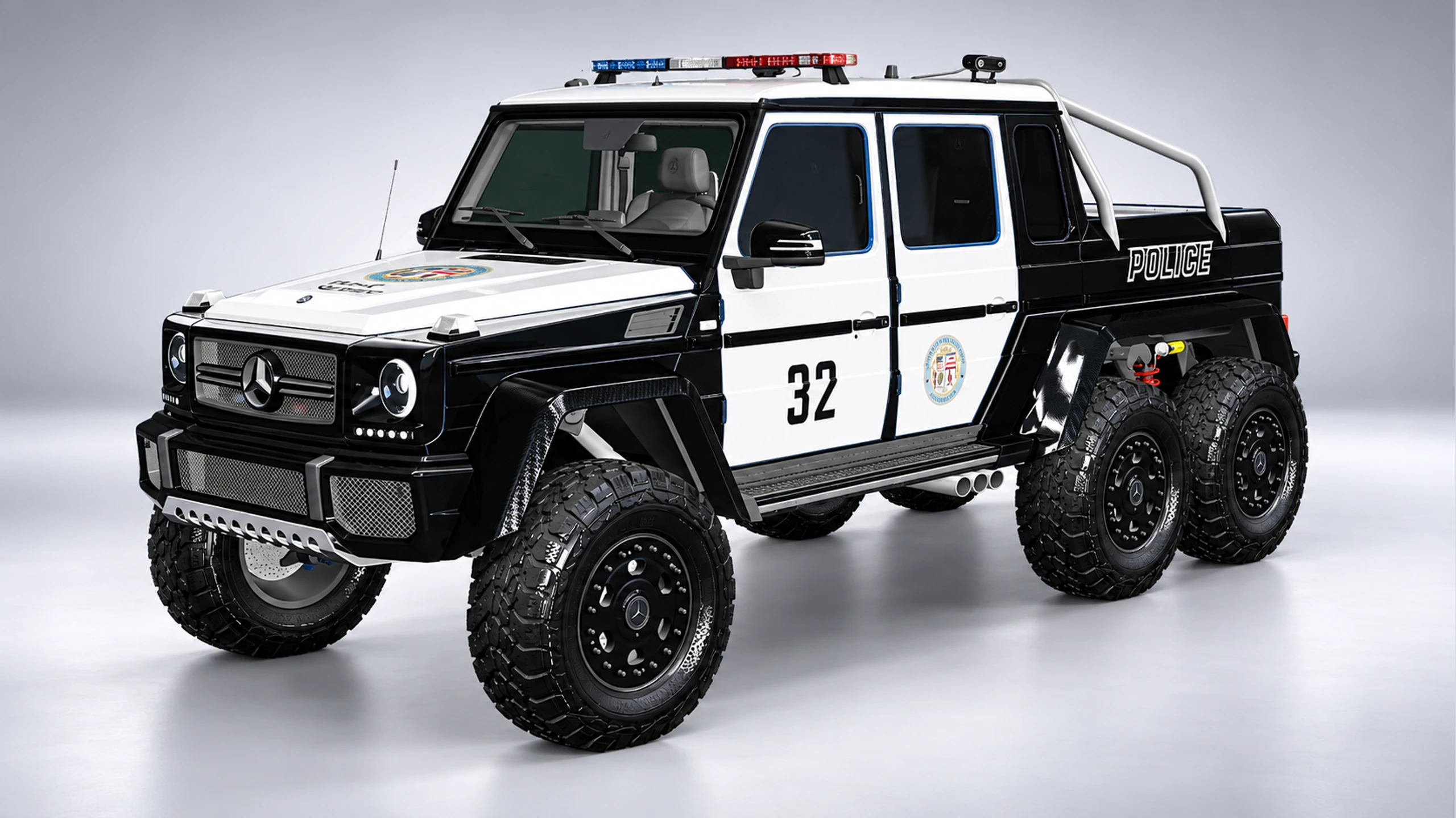 点击以全屏查看 Mercedes G63 6x6 Police