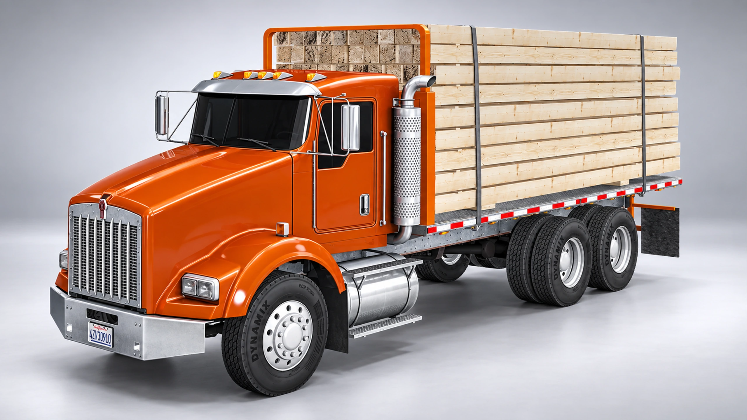 点击以全屏查看 Kenworth T800 Flatbed