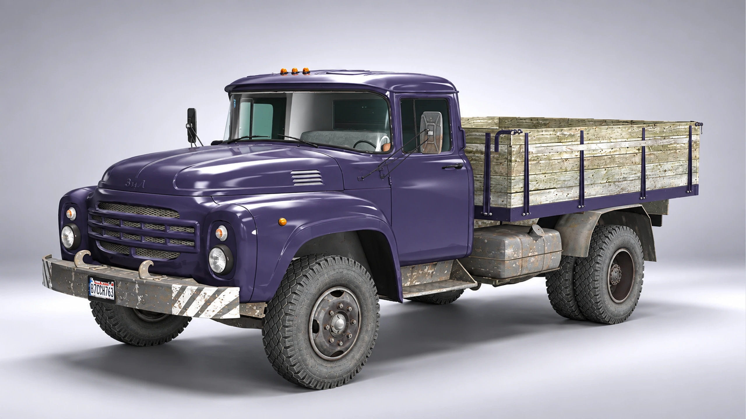 Bấm để xem toàn màn hình ZIL-130 Flatbed Truck