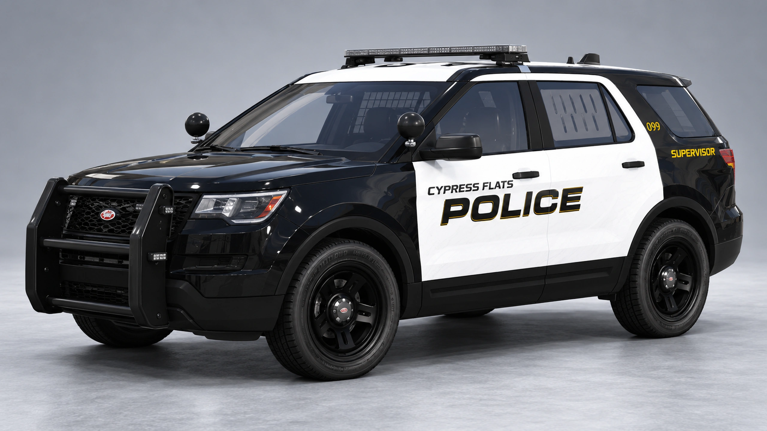 Klicken, um im Vollbild anzuzeigen Cypress Flats Police SUV