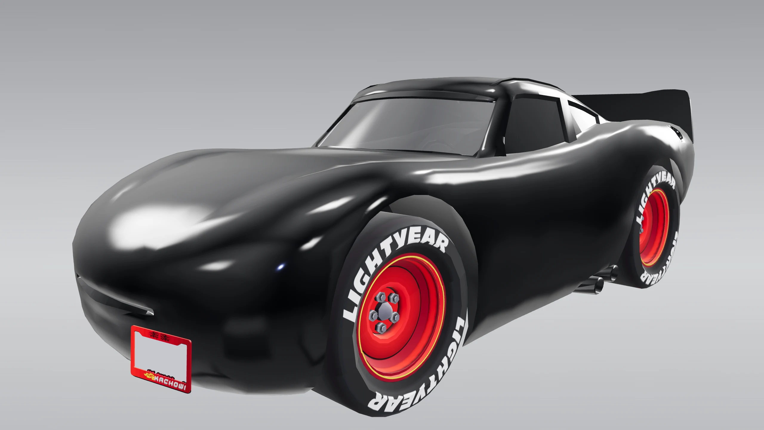 Lightning McQueen (bản đen — Cars)