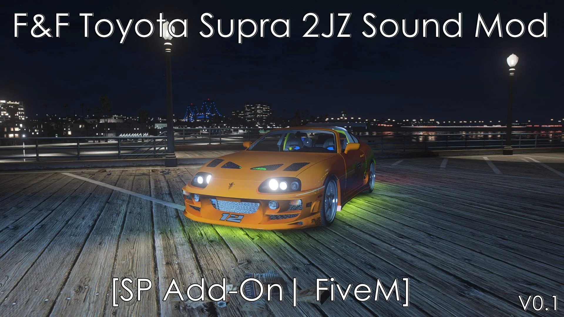 Bấm để xem toàn màn hình F&F Toyota Supra 2JZ I6 Sound Mod