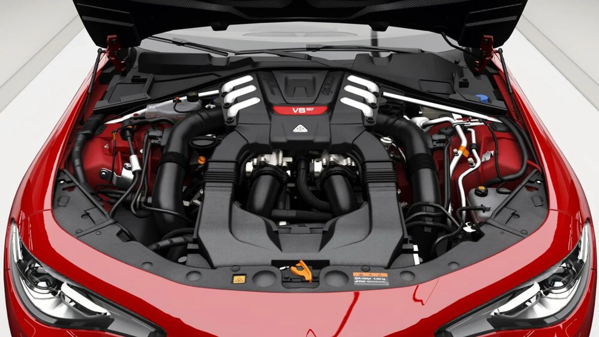 Bấm để xem toàn màn hình Alfa Romeo Quadrifoglio 2.9 V6 Engine Sound
