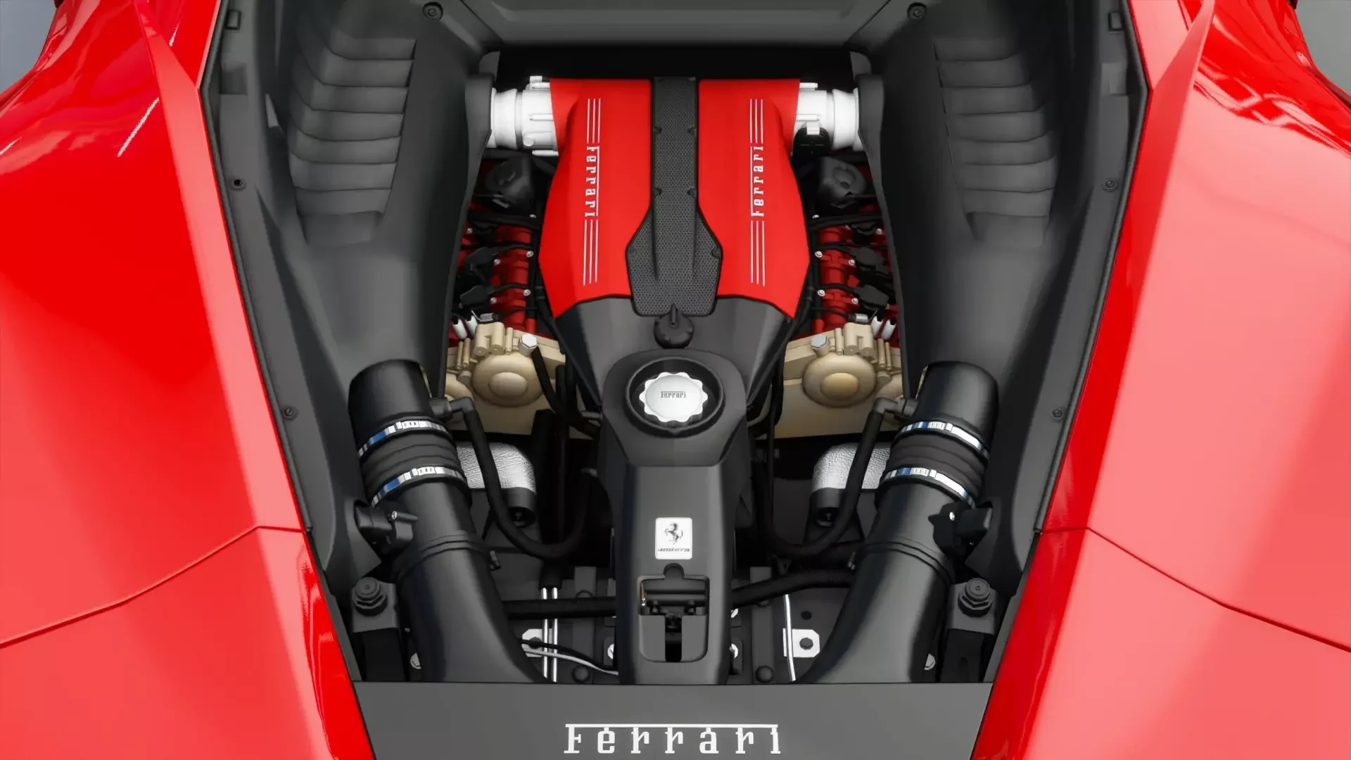 Ferrari 488 F154 V8 Engine Sound