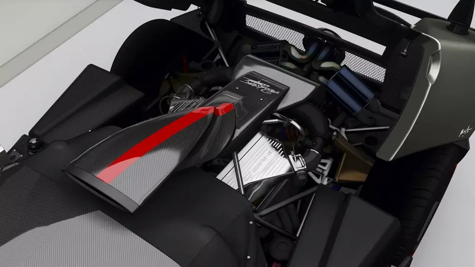 Bấm để xem toàn màn hình Pagani Zonda M297 AMG V12 Engine Sound