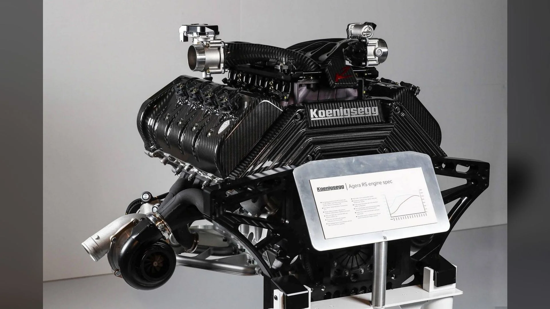 Koenigsegg Agera 5.0L V8TT Engine Sound