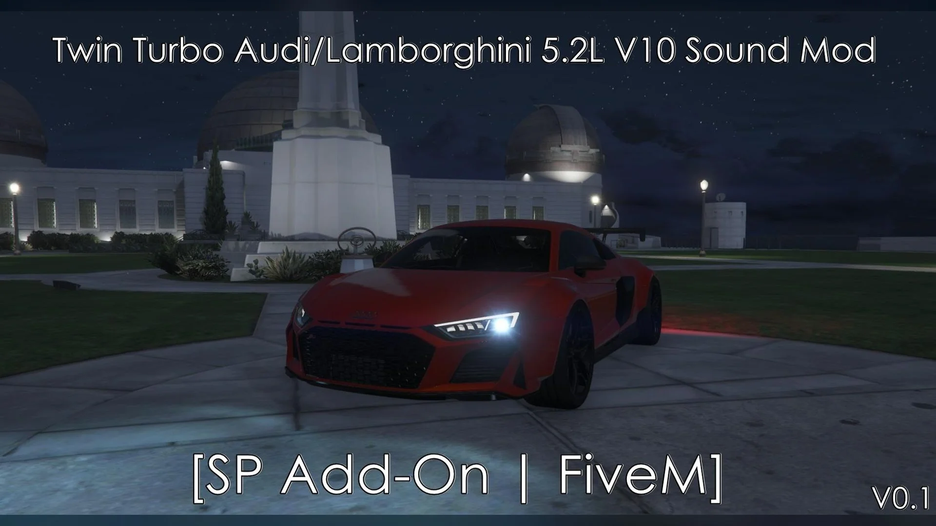 Bấm để xem toàn màn hình Twin Turbo Audi/Lamborghini 5.2L V10 Sound Mod