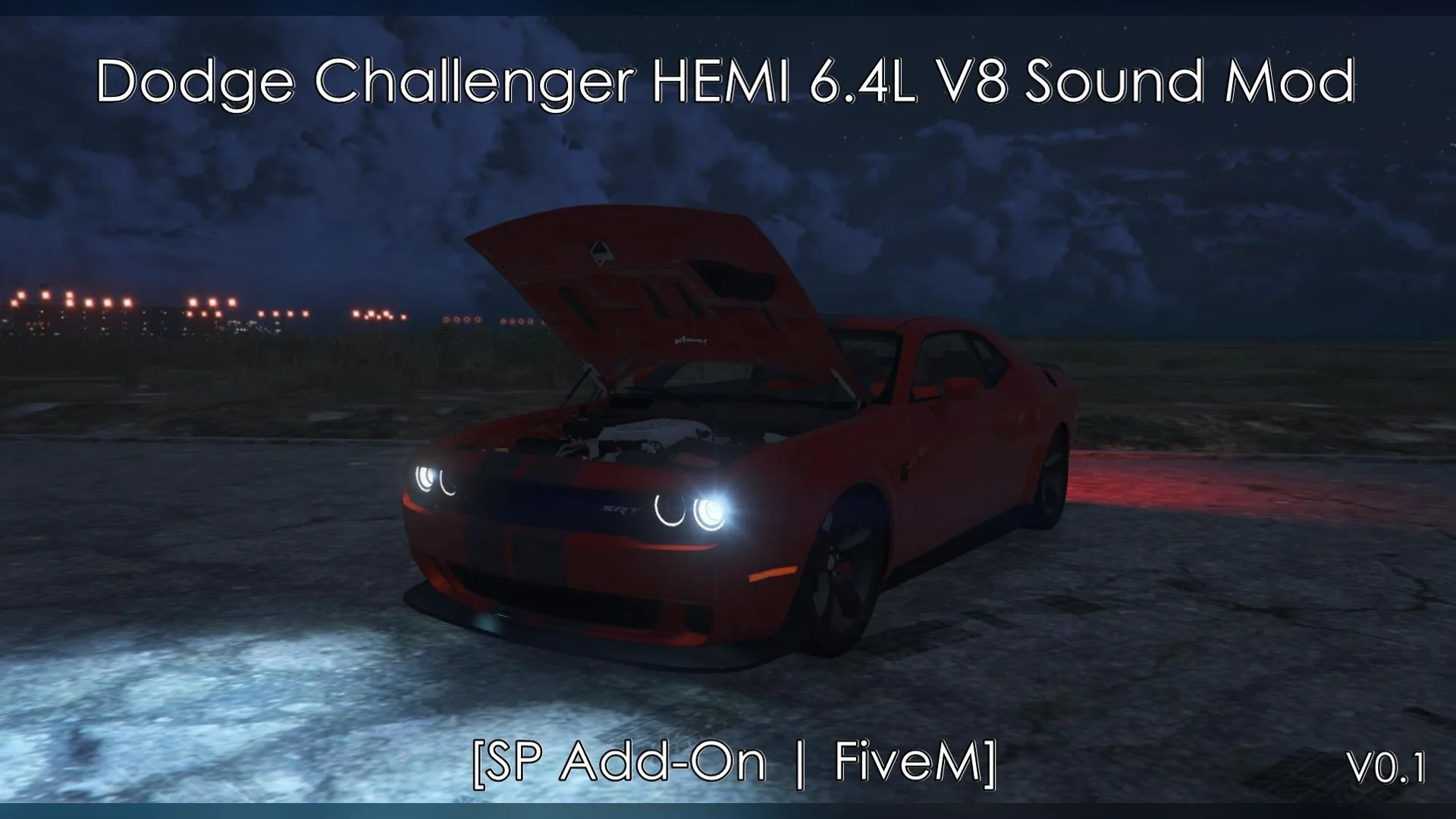 Dodge Challenger HEMI 6.4L V8 Sound Mod