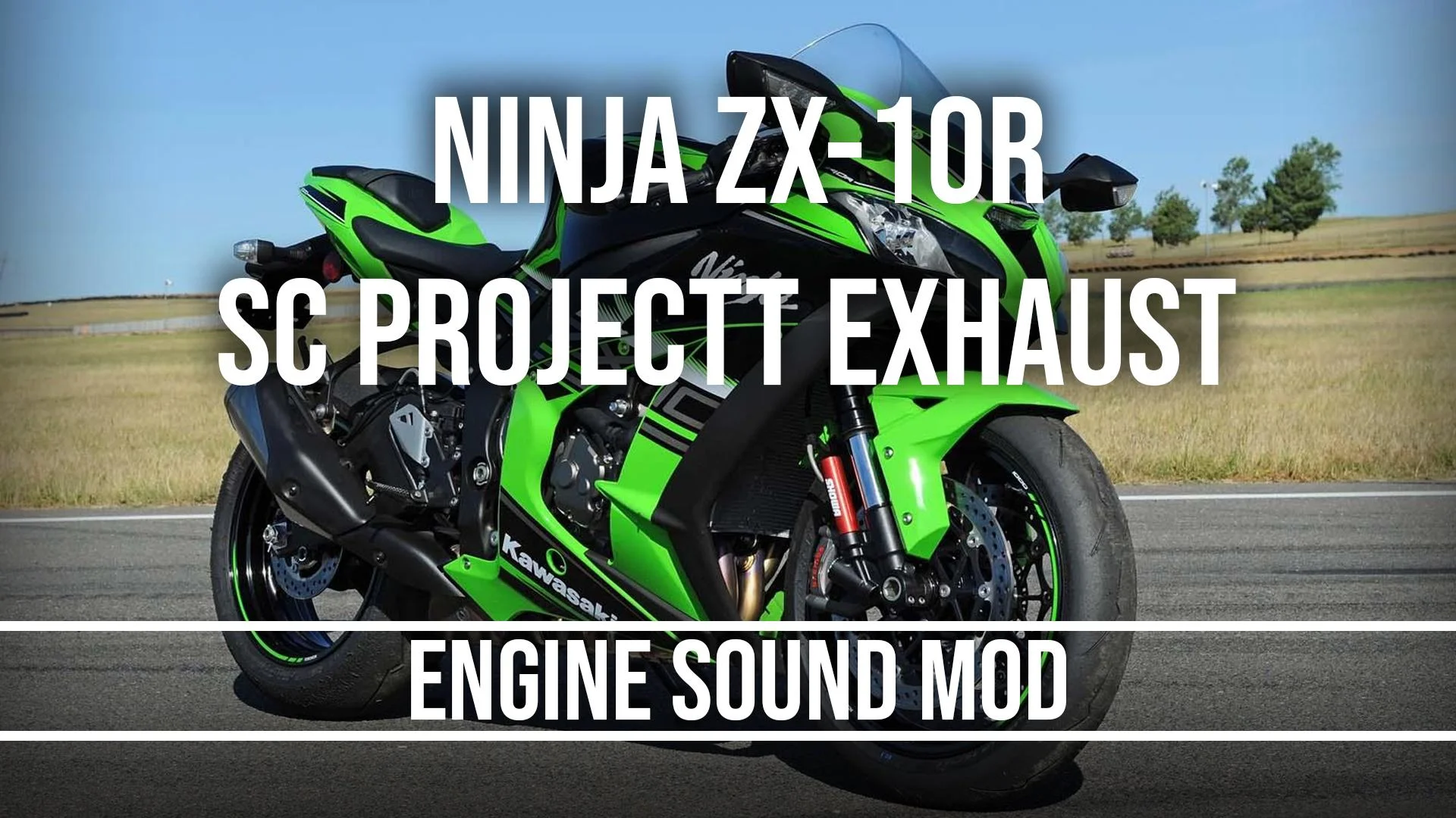 Bấm để xem toàn màn hình Kawasaki Ninja ZX-10R SC Project Exhaust Engine Sound Mod