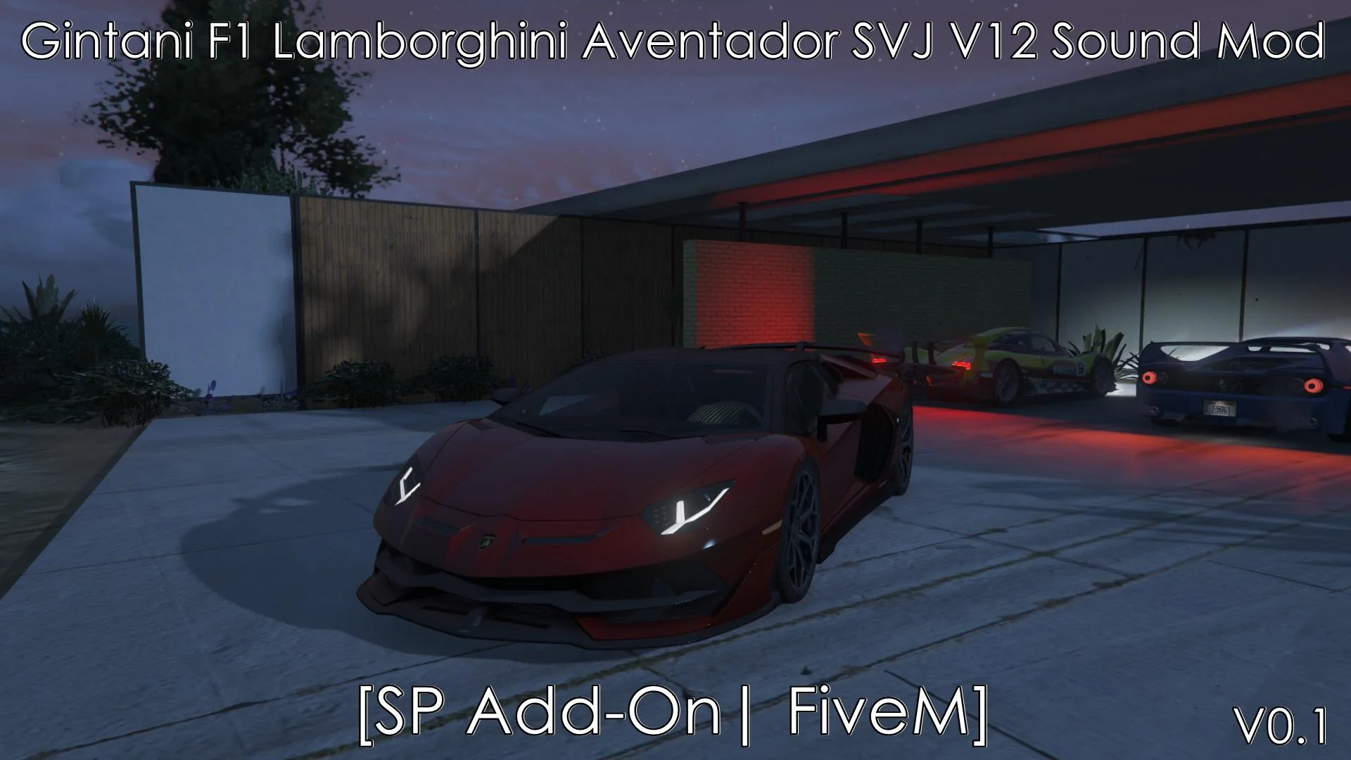 Gintani F1 Lamborghini Aventador SVJ V12 Sound Mod