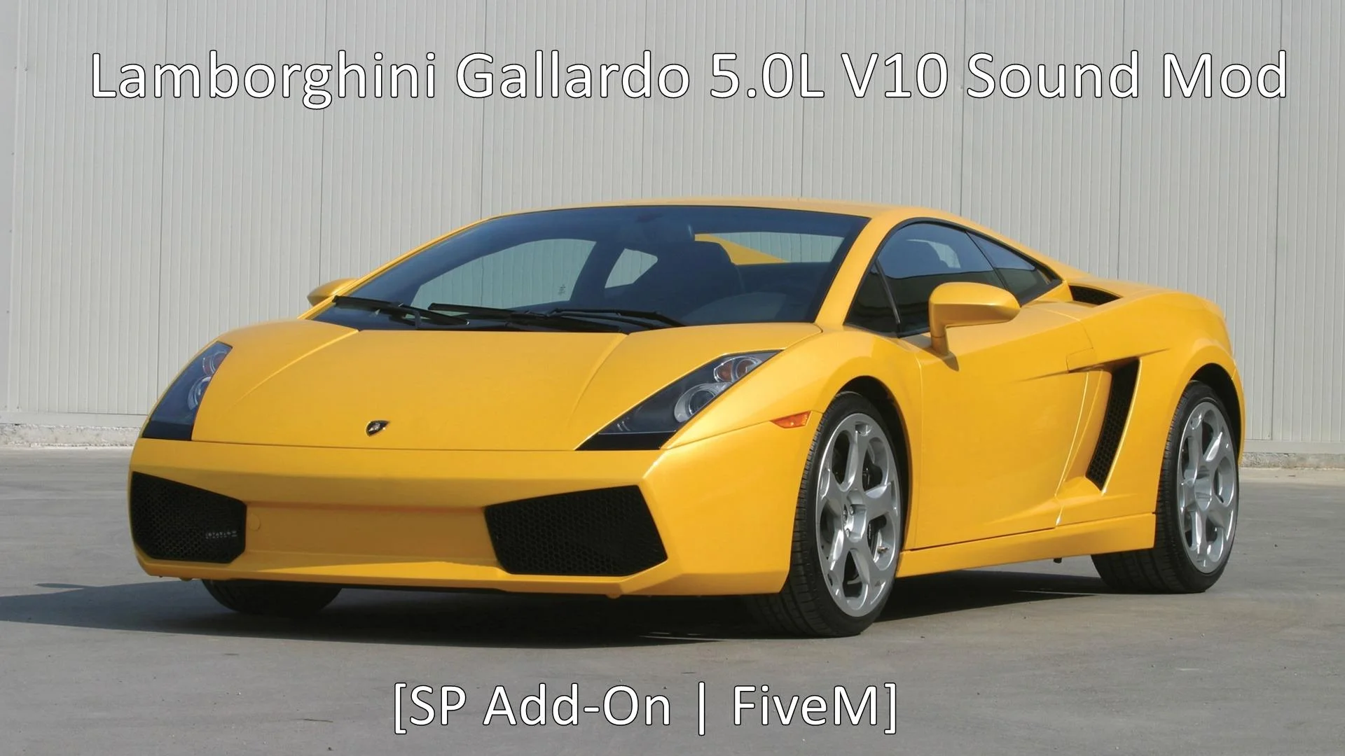 Bấm để xem toàn màn hình Lamborghini Gallardo 5.0L V10 Sound Mod