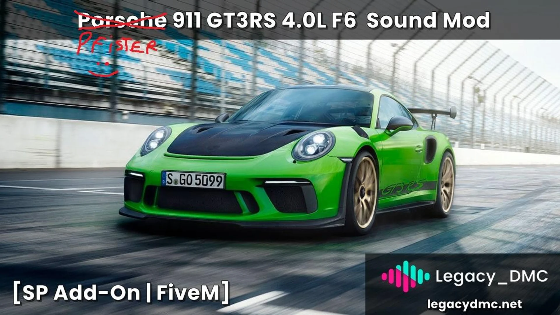 Bấm để xem toàn màn hình Pfister 911 GT3RS 4.0L F6 Sound Mod