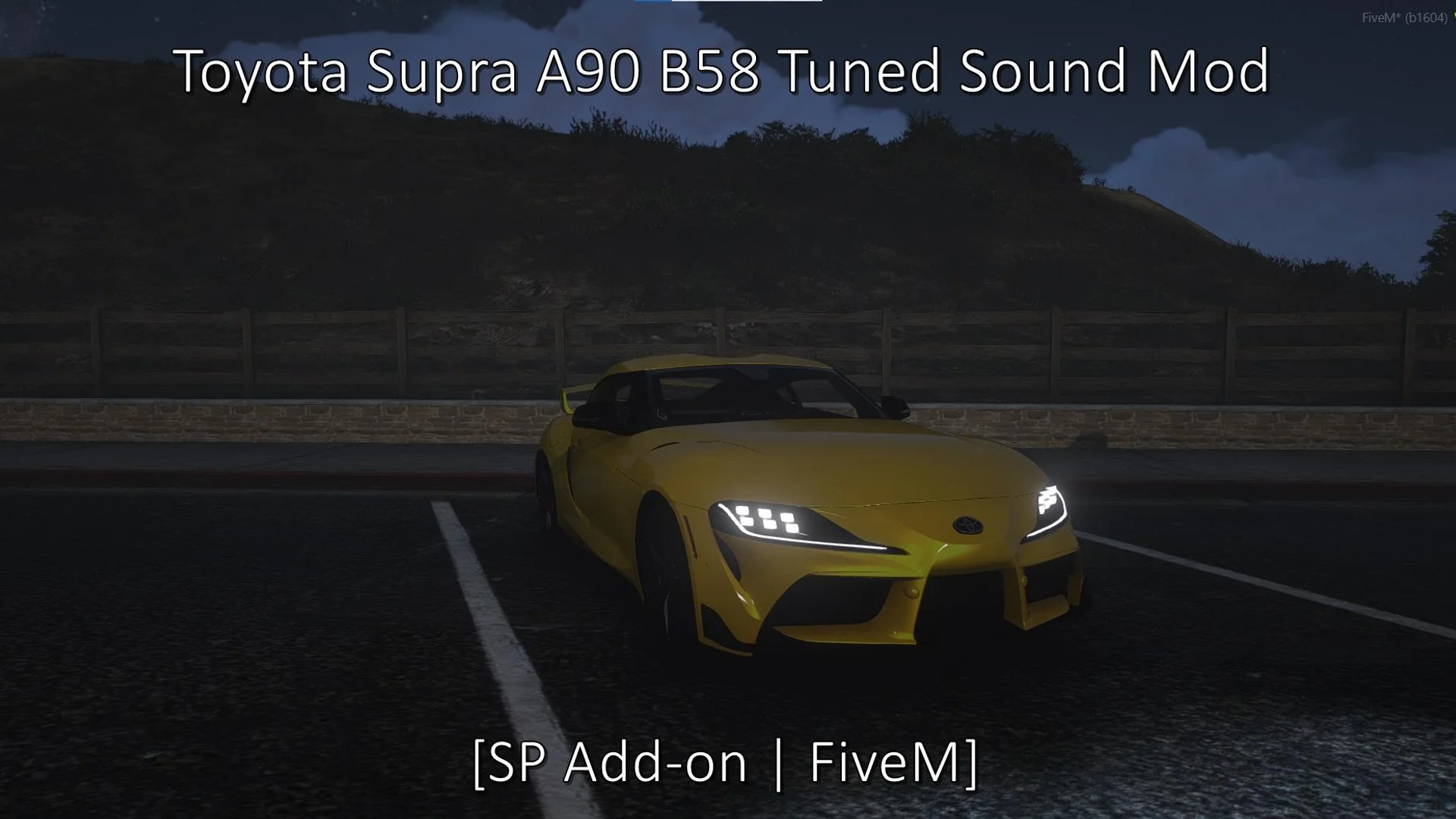 Toyota Supra A90 B58 I6 Tuned Sound Mod
