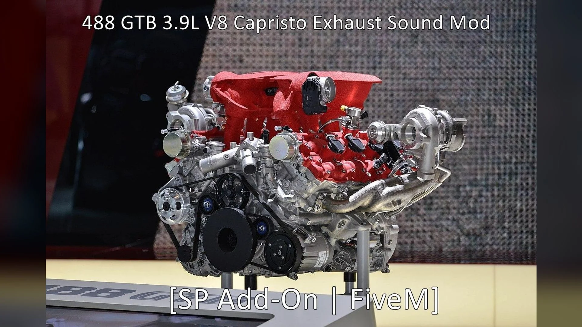 Bấm để xem toàn màn hình Ferrari 488 GTB 3.9L V8 Capristo Exhaust Sound Mod