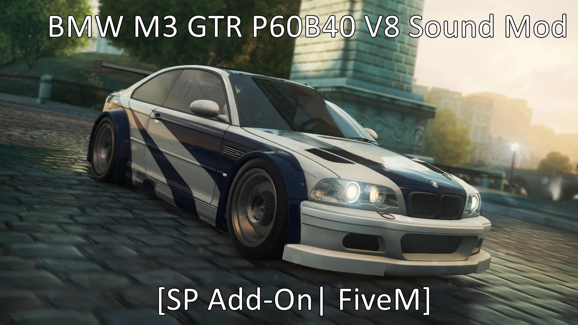 BMW M3 GTR P60B40 V8 Sound Mod