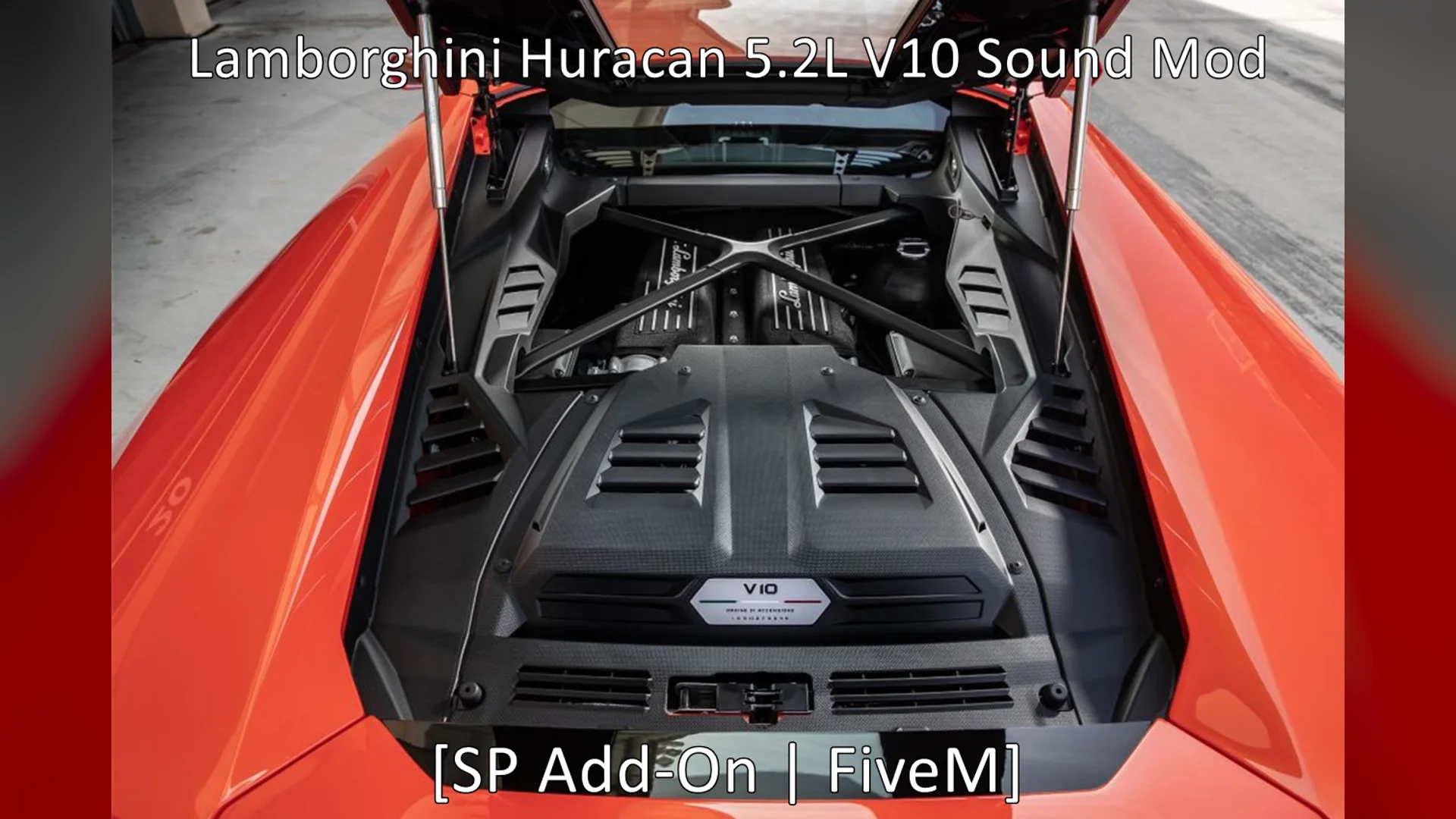 Bấm để xem toàn màn hình Lamborghini Huracan 5.2L V10 Sound Mod
