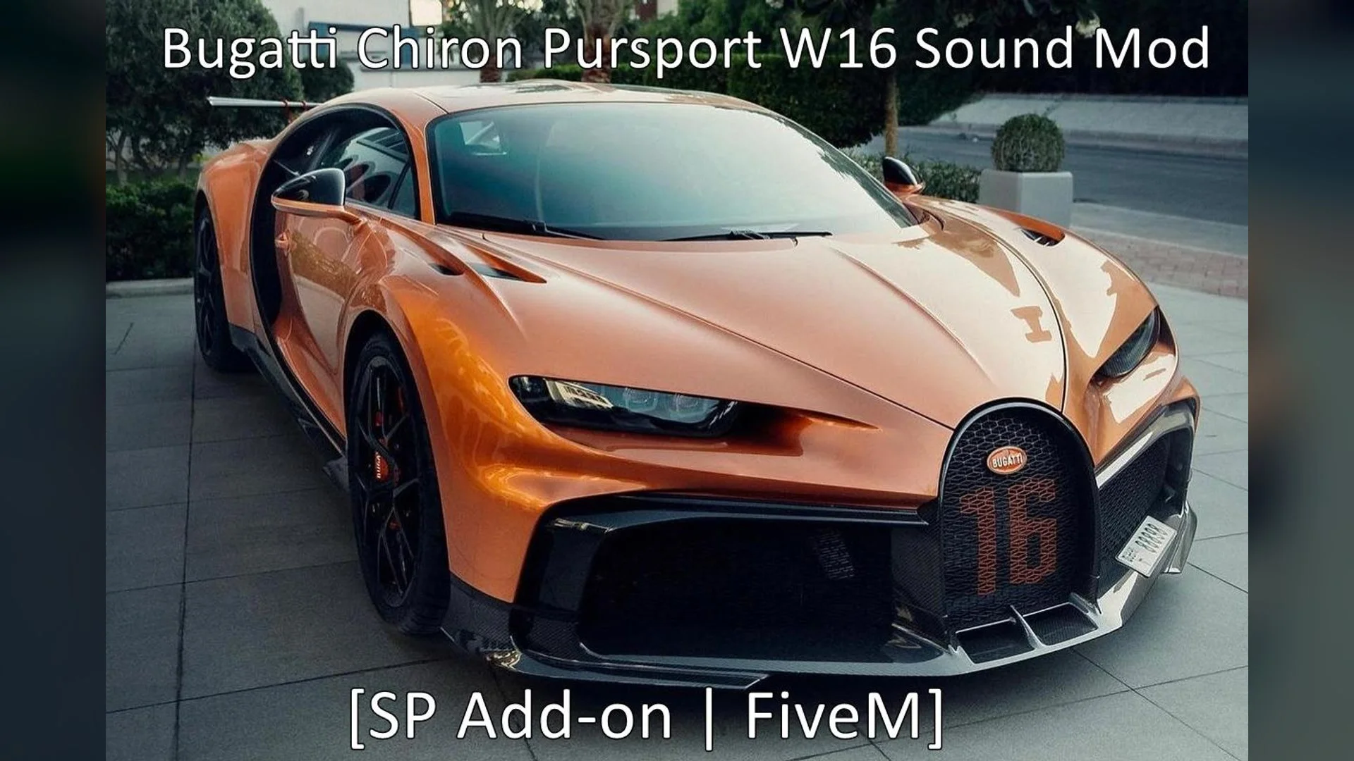 Bấm để xem toàn màn hình Bugatti Chiron Pursport W16 Sound Mod