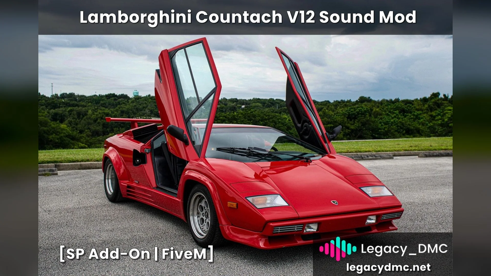 Bấm để xem toàn màn hình Lamborghini Countach V12 Sound Mod