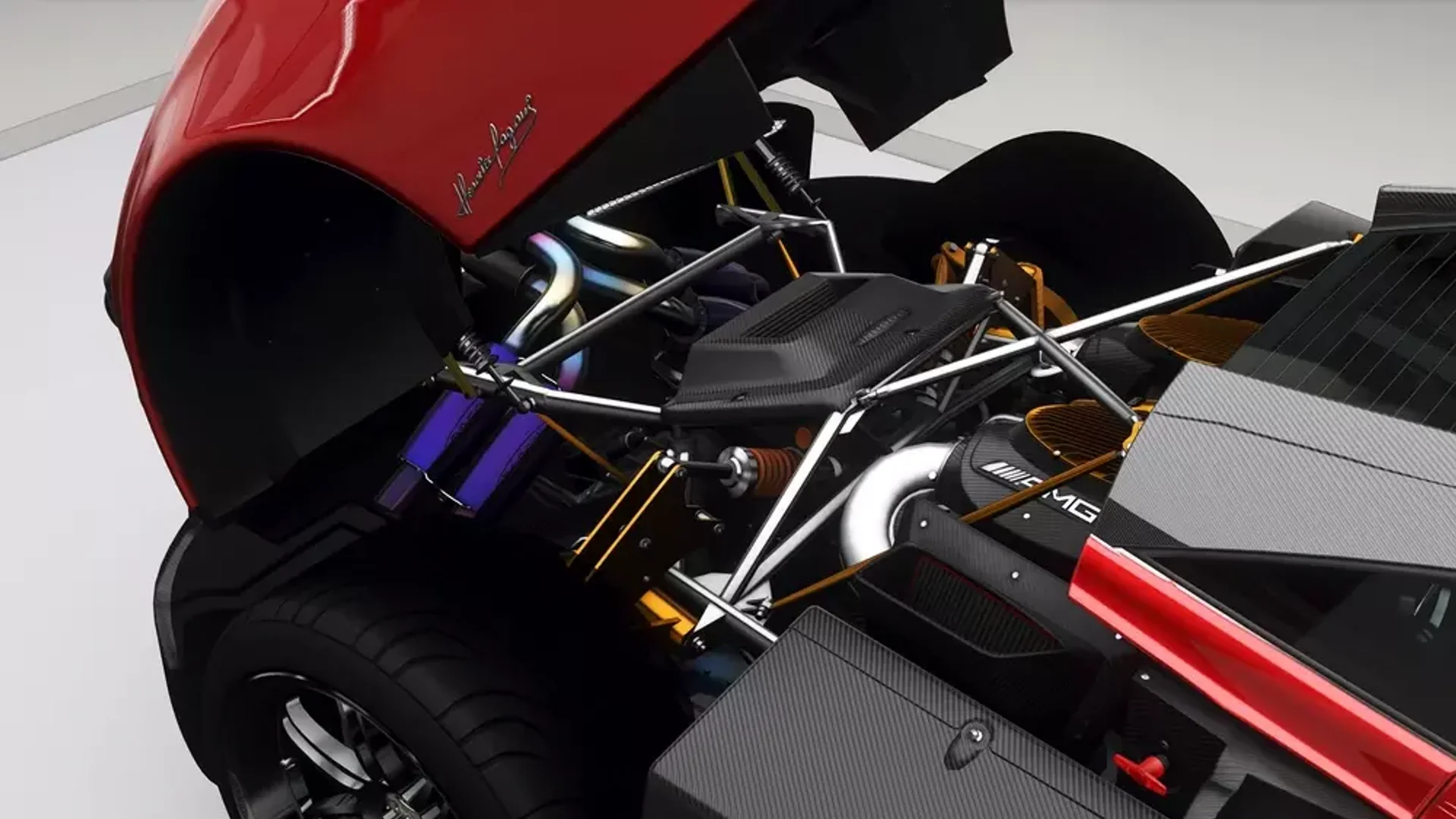 Bấm để xem toàn màn hình Pagani Huayra AMG M158 V12 Engine Sound