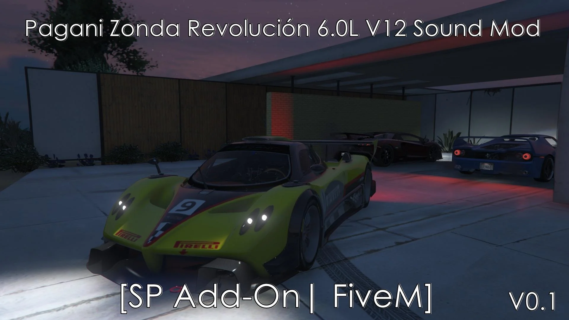 Pagani Zonda Revolución 6.0L V12 Sound Mod