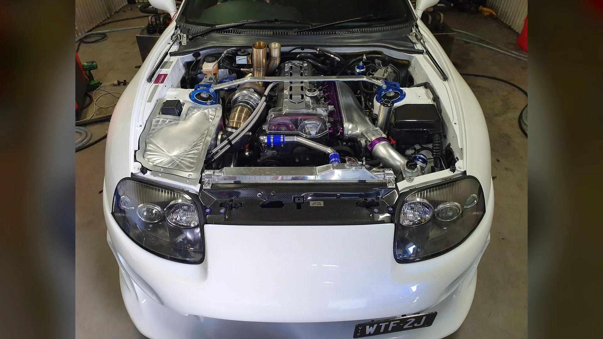 Toyota 2JZ-GTE Turbo Tuned Engine Sound