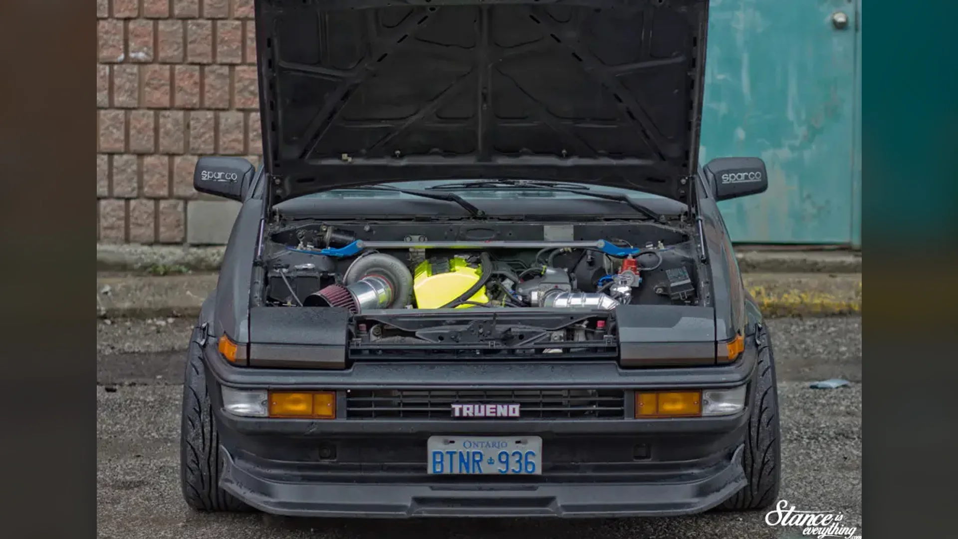 Bấm để xem toàn màn hình Toyota AE86 4A-GE Turbo Tuned Engine Sound