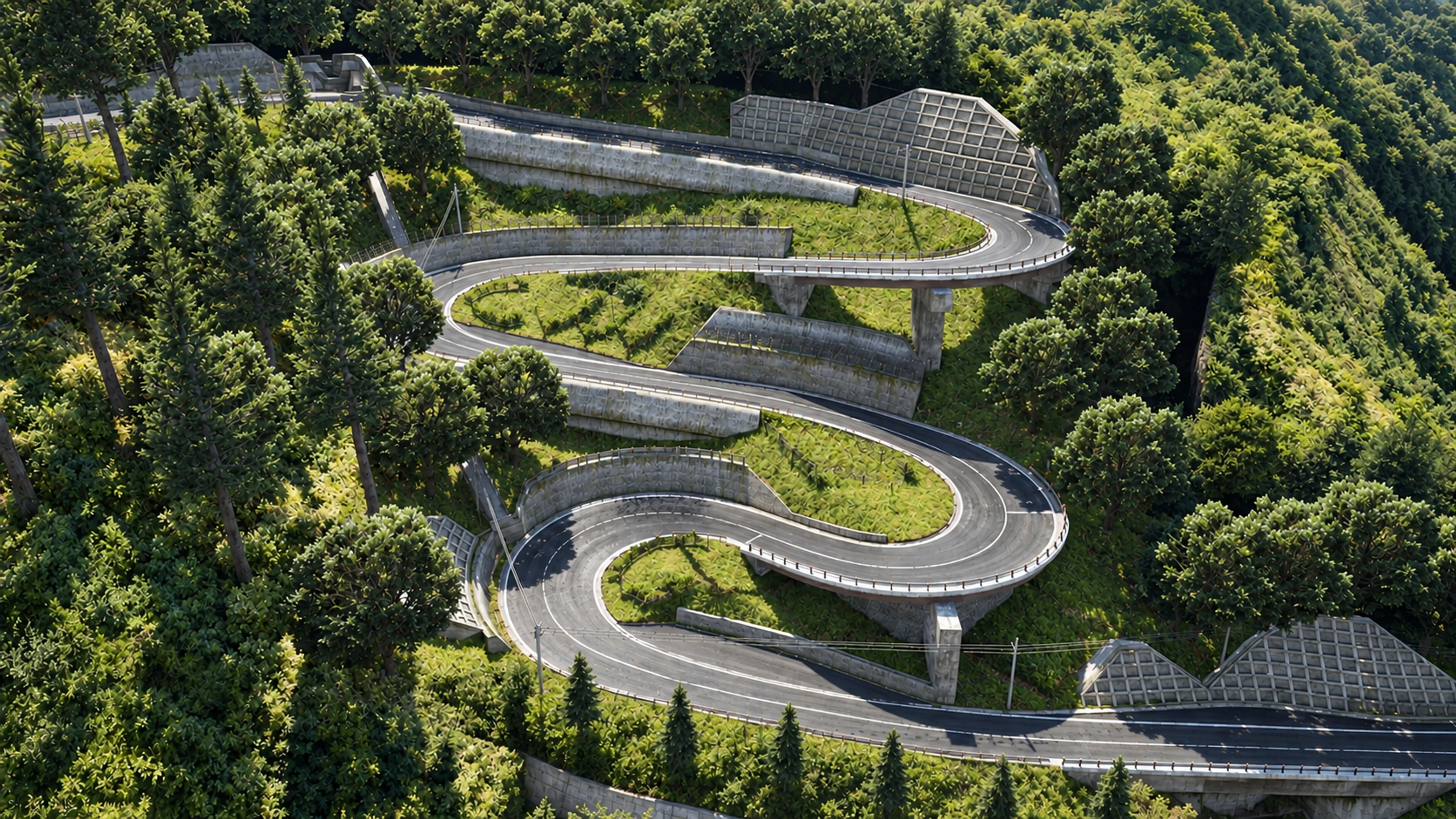 Bấm để xem toàn màn hình Skybridge Hairpin Pass