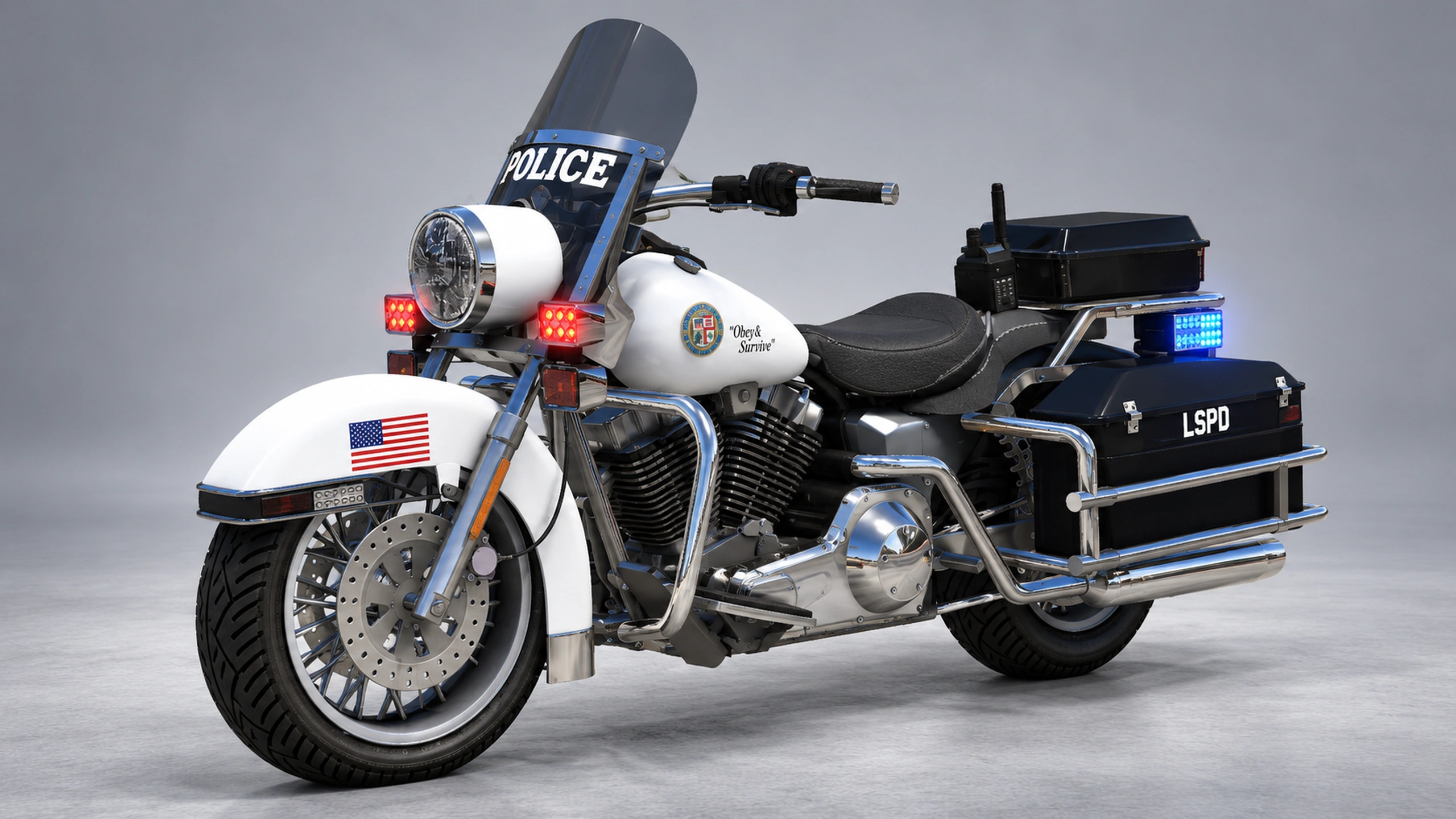 点击以全屏查看 Police Motorcycle