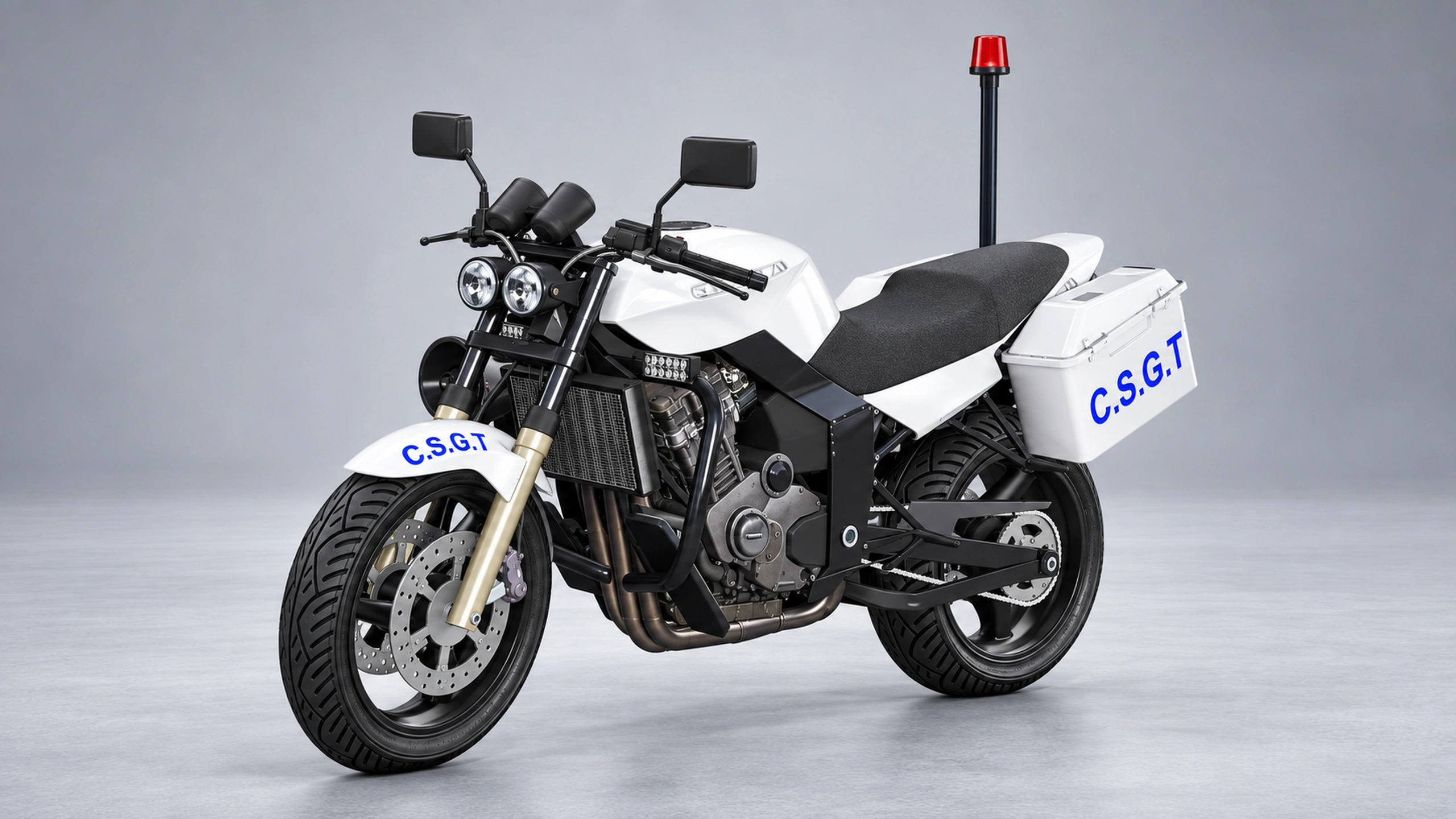 Vietnam Traffic Control Police Bike