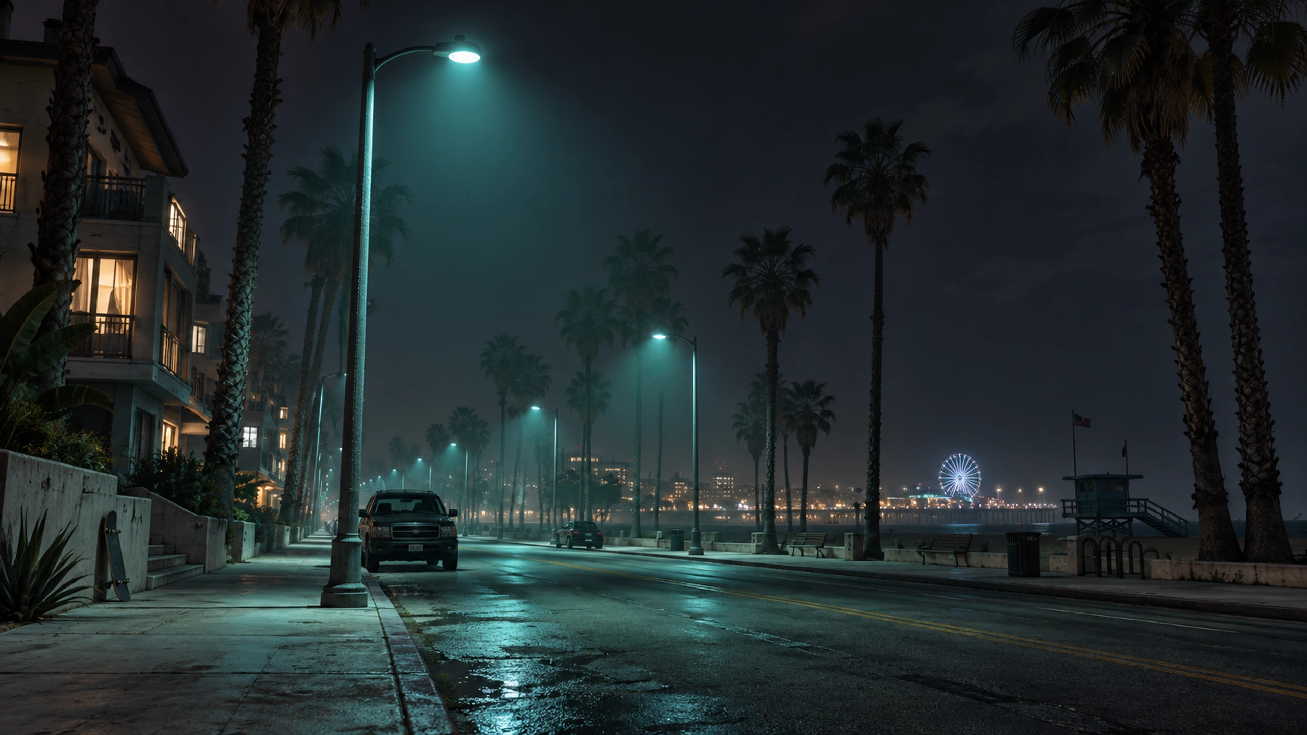Streetlights — Aqua