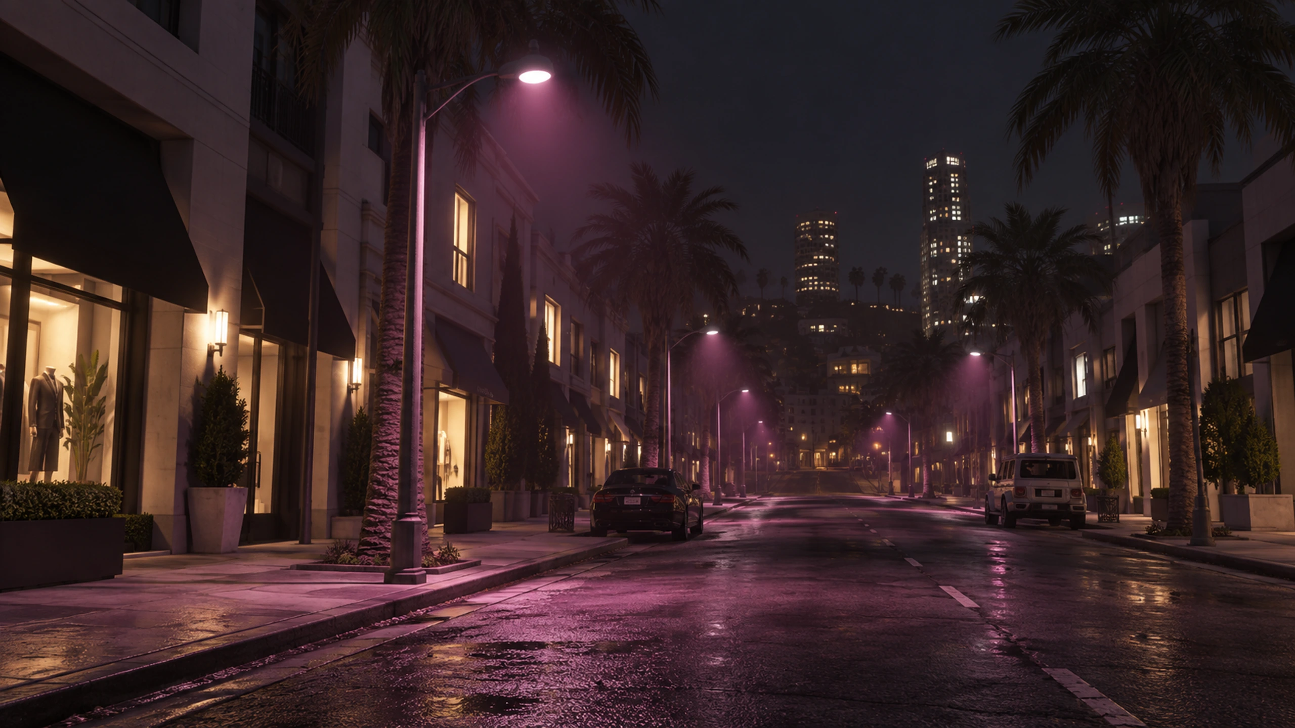 Streetlights — Neon Magenta