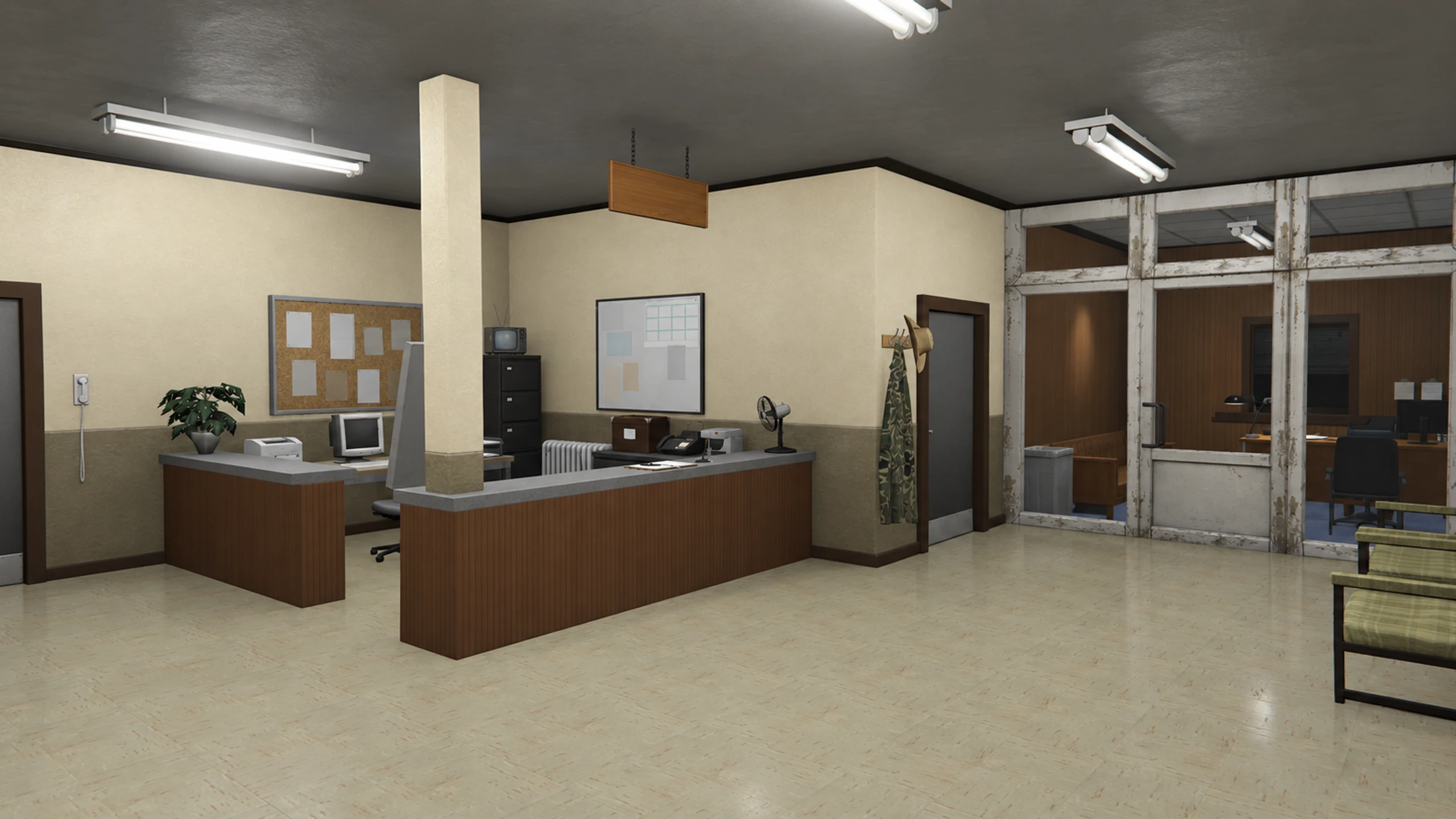 Bấm để xem toàn màn hình Đồn cảnh sát Sandy Shores mở rộng