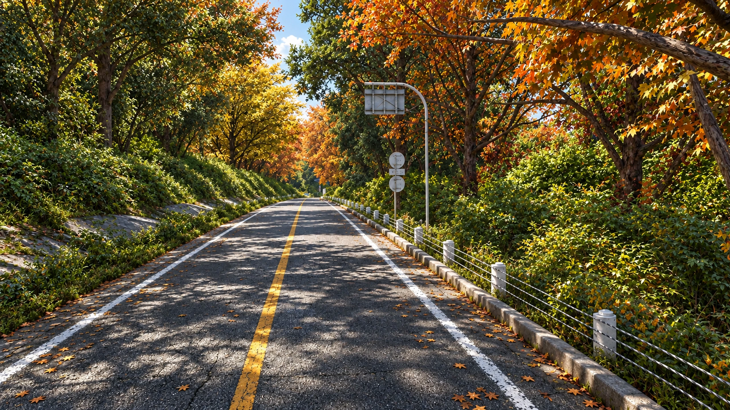 Klicken, um im Vollbild anzuzeigen Golden Canopy Road