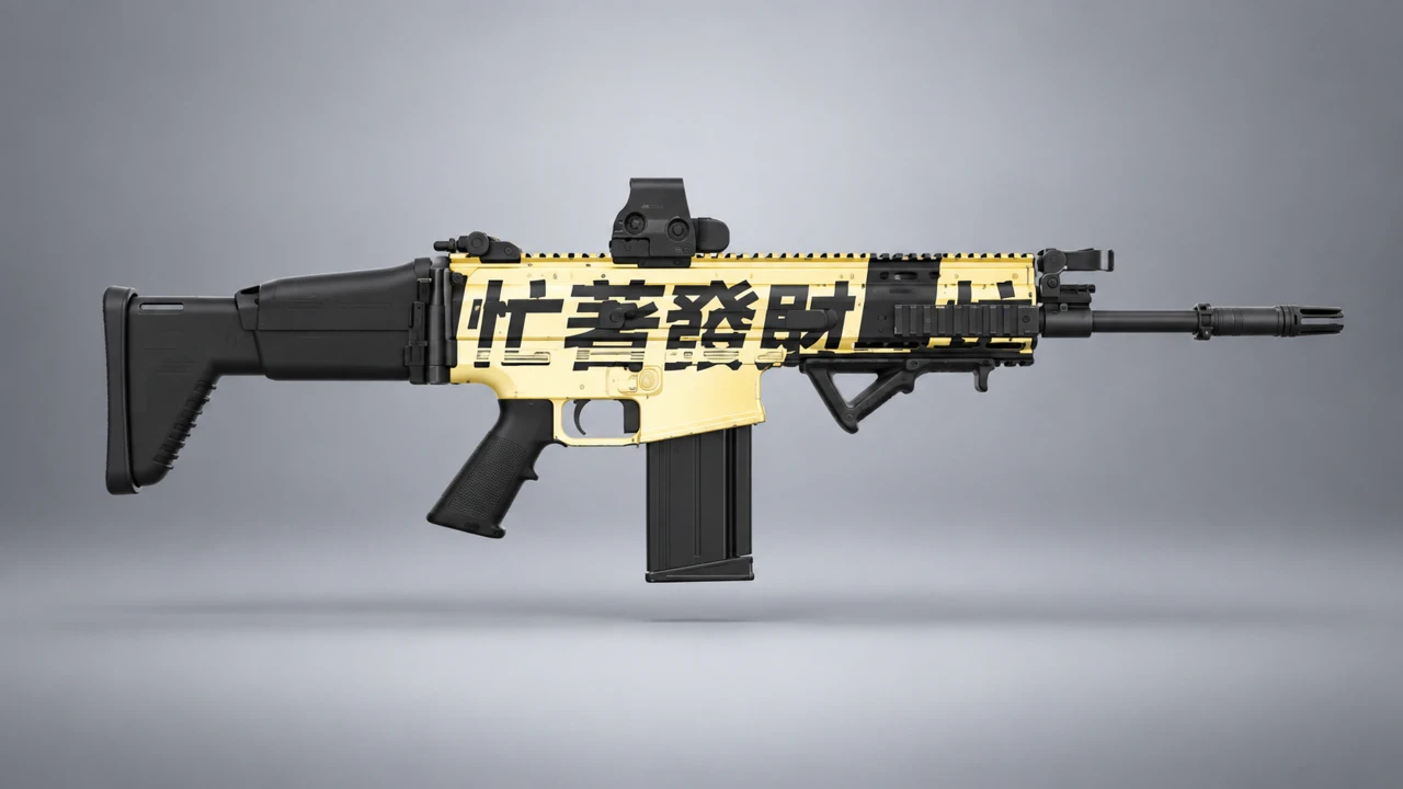 SCAR-H Golden Glyph