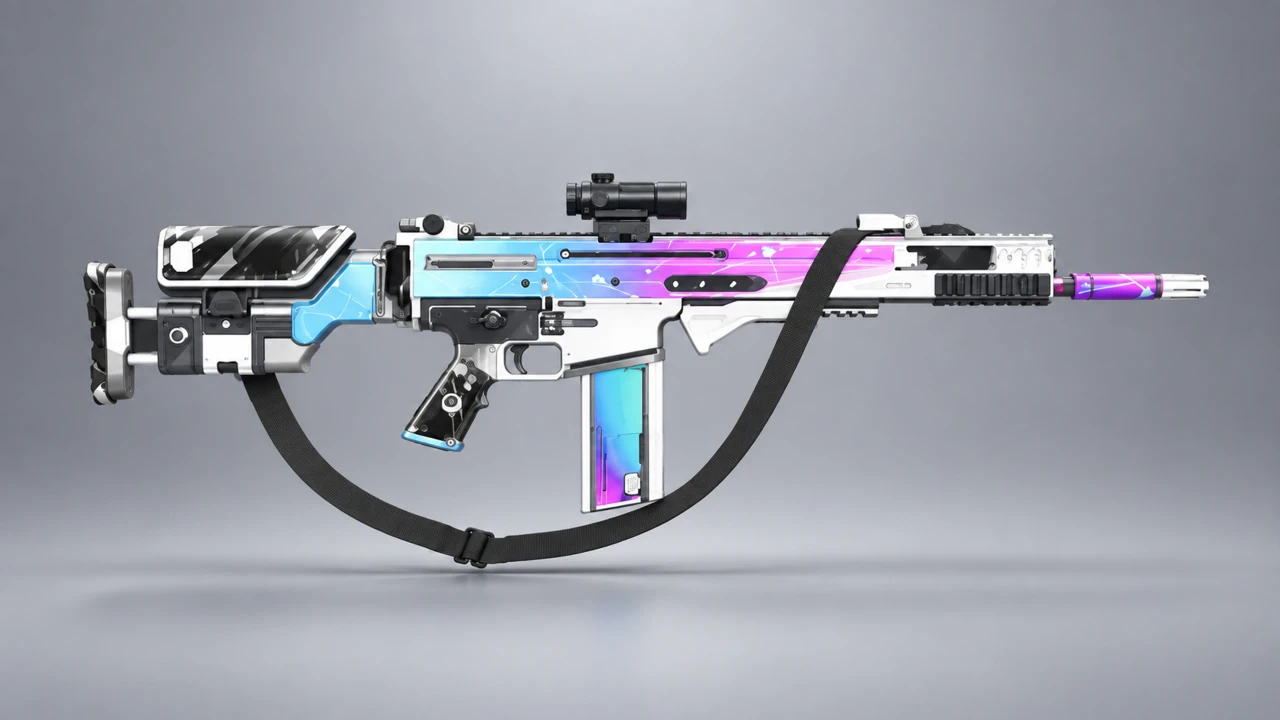 FN SCAR-H Neon Noir