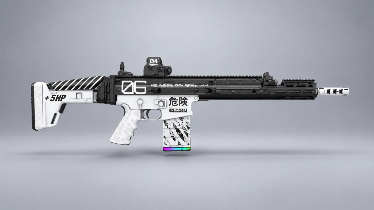 FN SCAR-L Neon Pulse