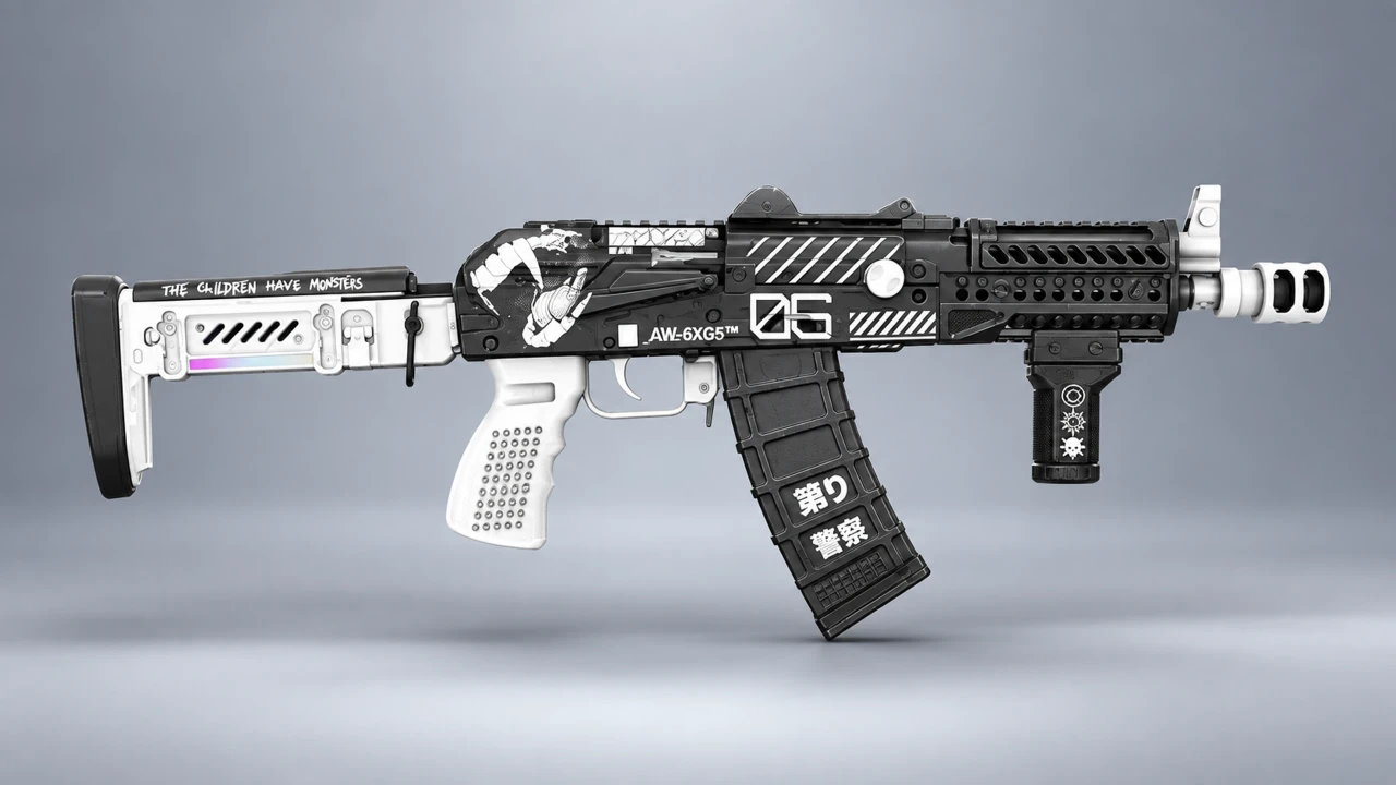 AKS-74u Neon Pulse