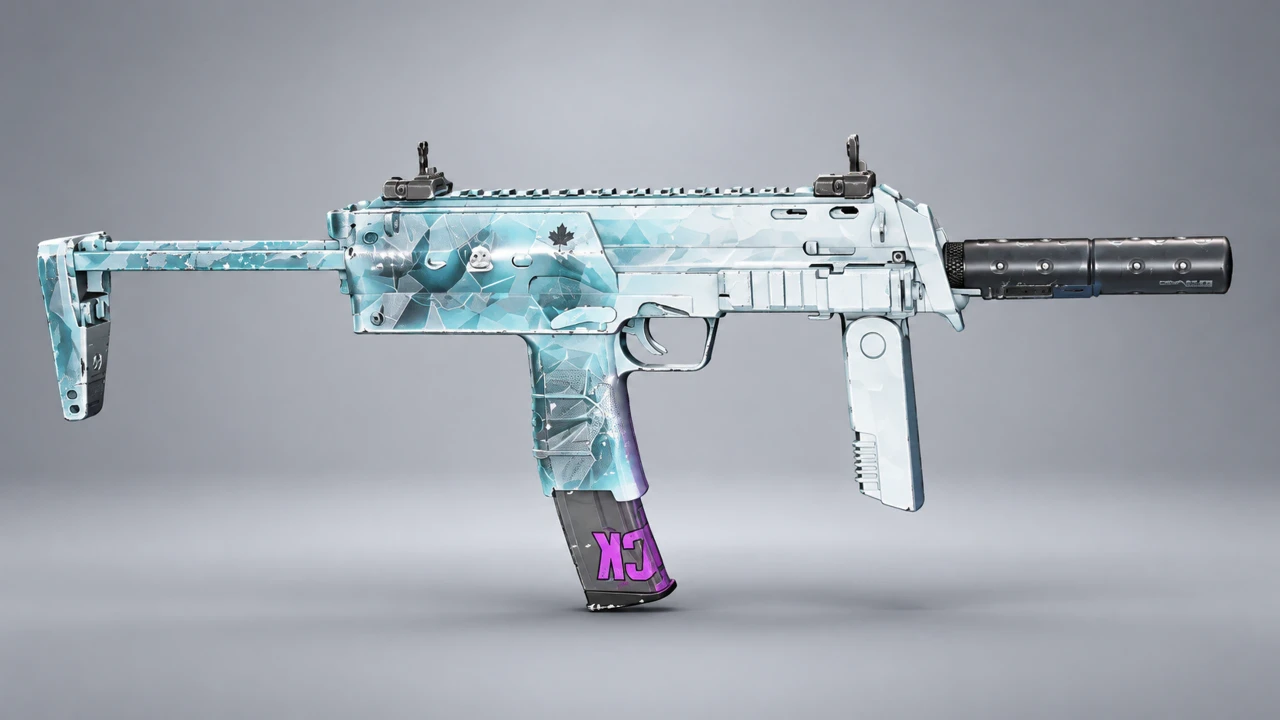 MP7 Black Ice Lá Phong