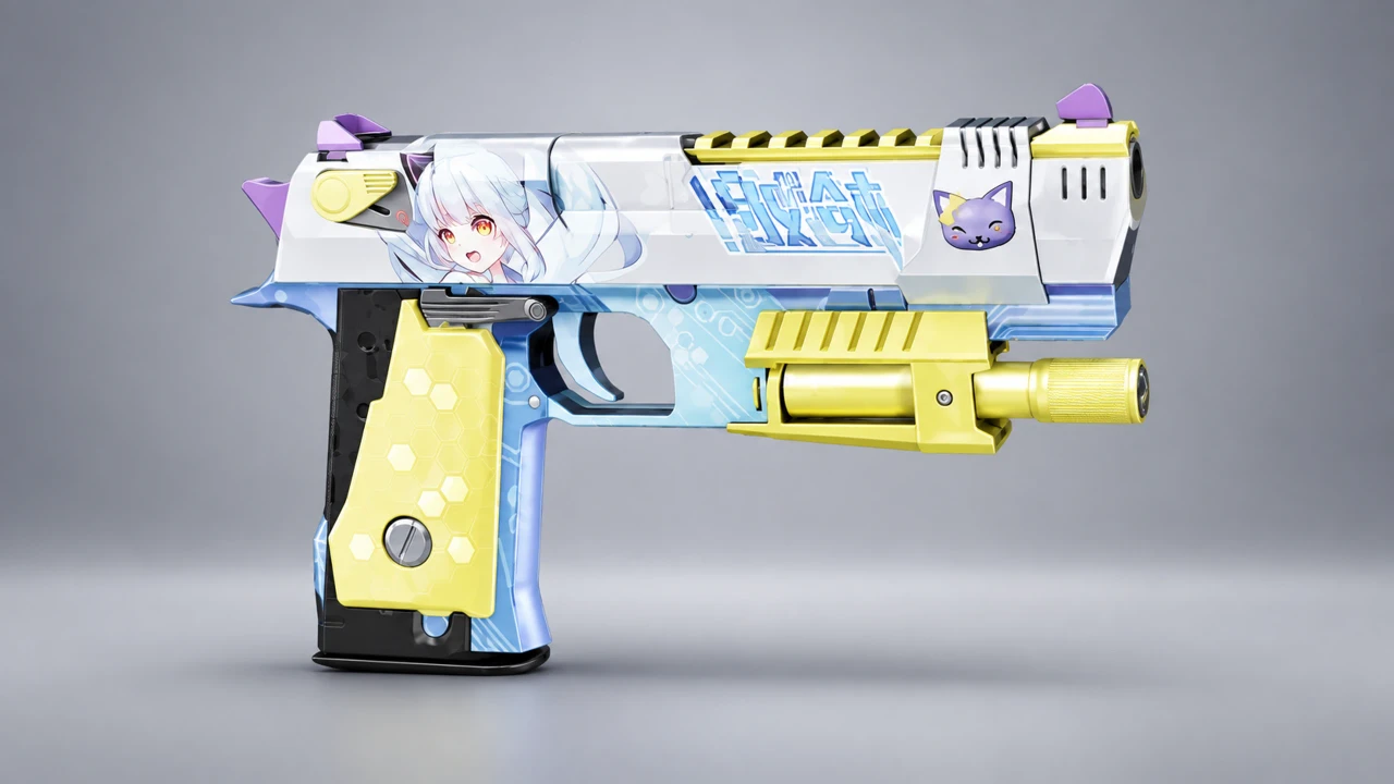Desert Eagle Gun Girl