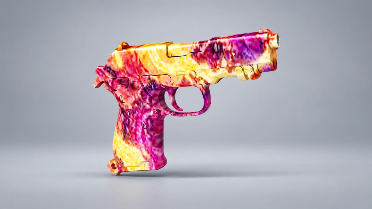 Pistol Glow Hồng Vàng