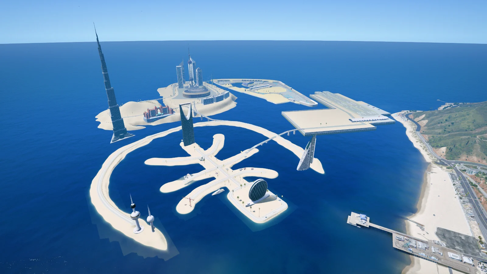 Bấm để xem toàn màn hình Dubai Islands