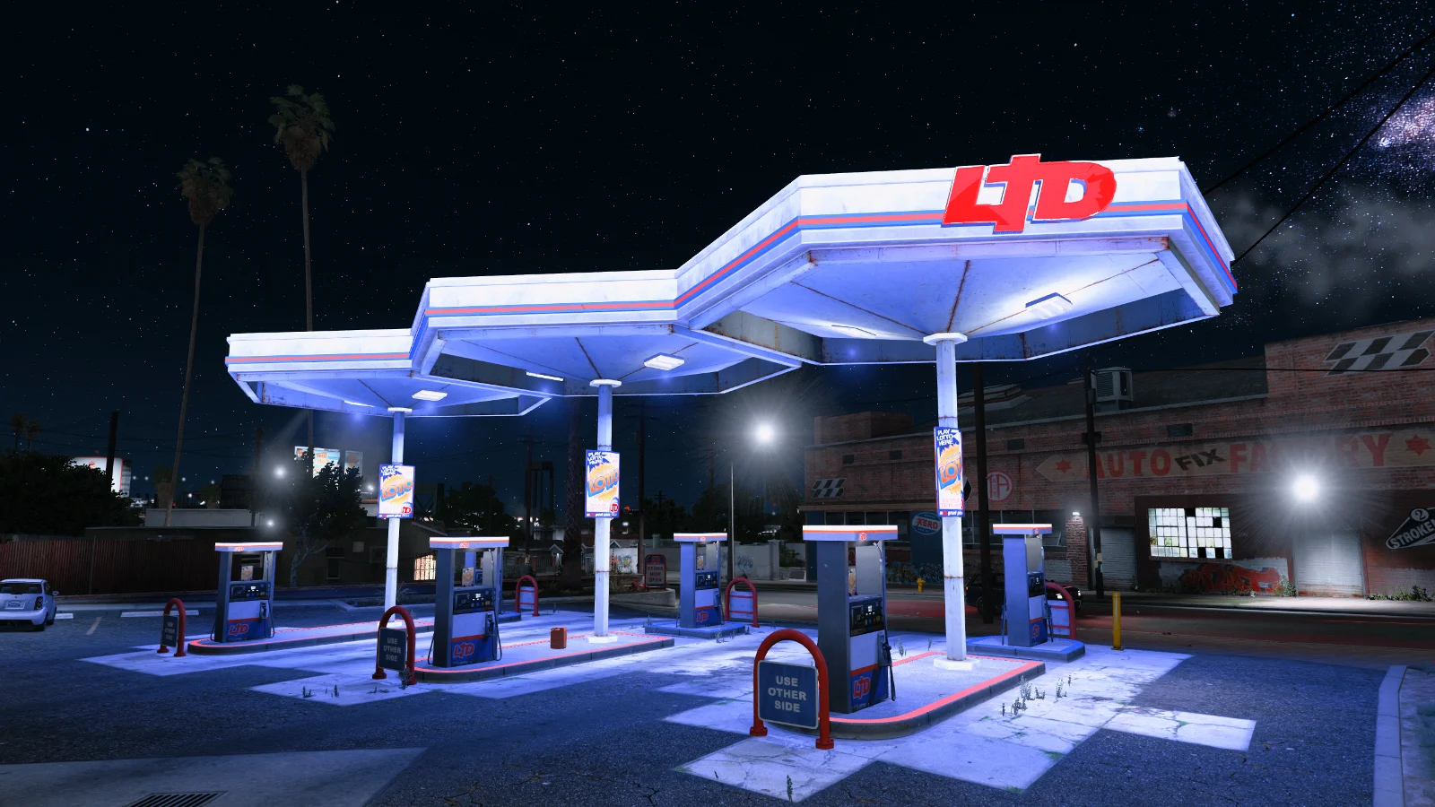 New Gas Stations - Ánh Đèn Neon Cây Xăng
