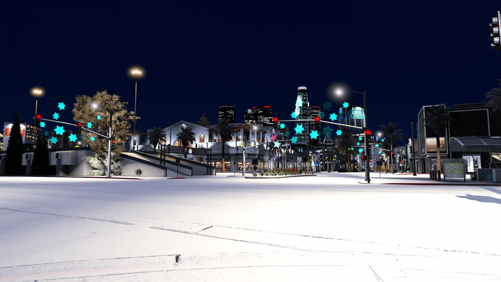 Holiday Streetlights Pack 1