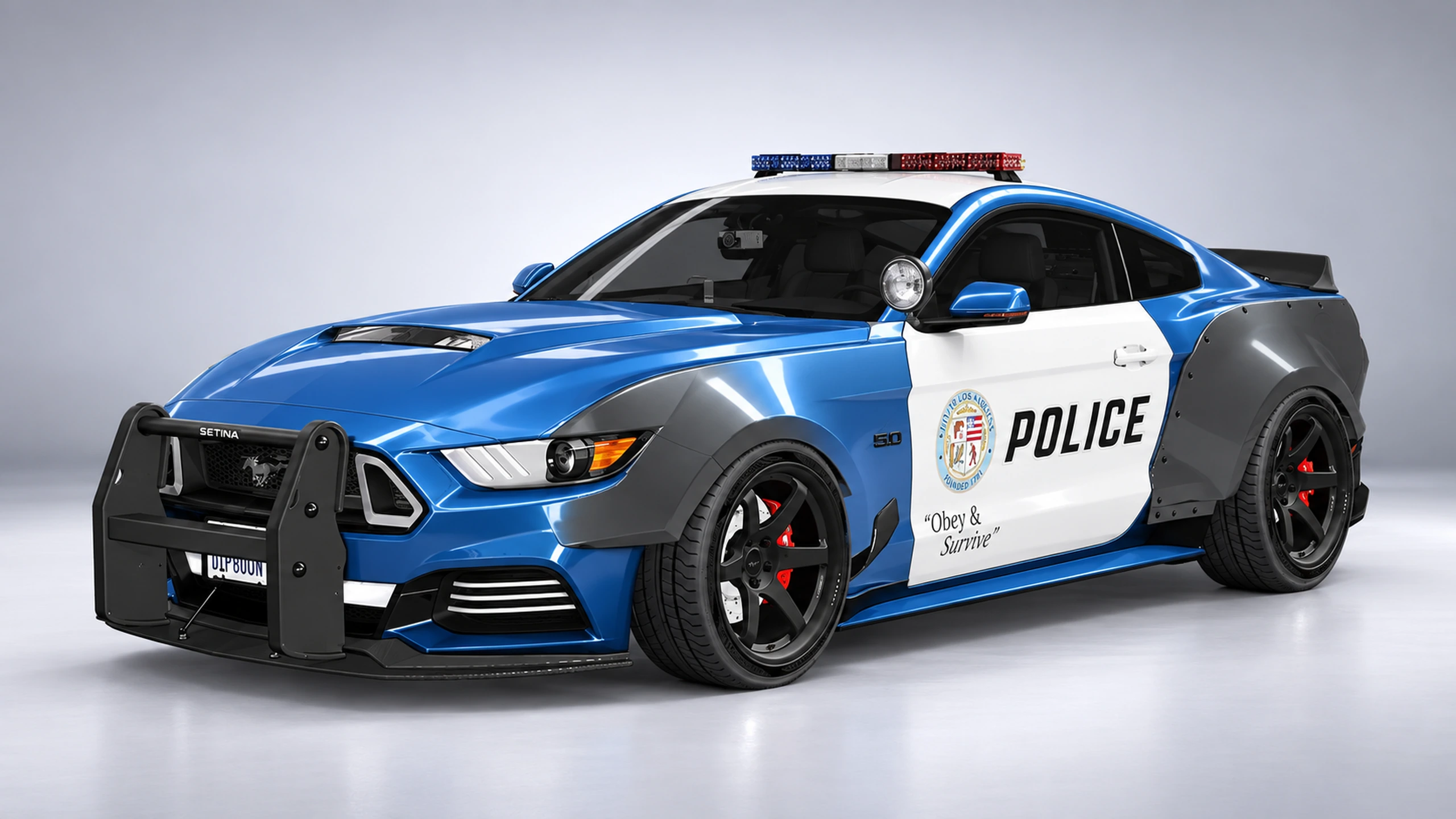 Ford Mustang Widebody Police