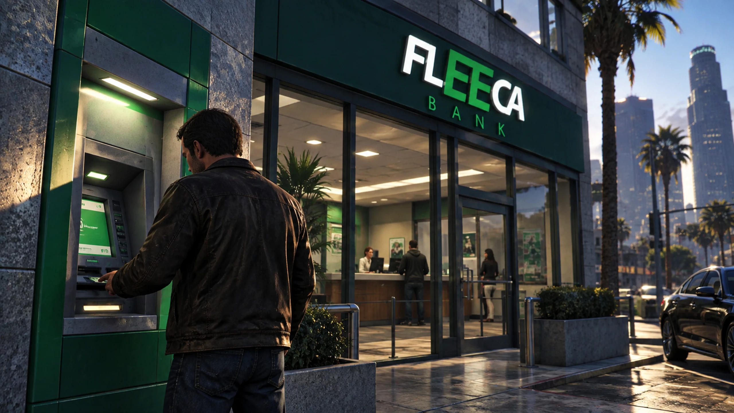 클릭하면 전체 화면으로 보기 Fleeca Banking — 입금 및 인출
