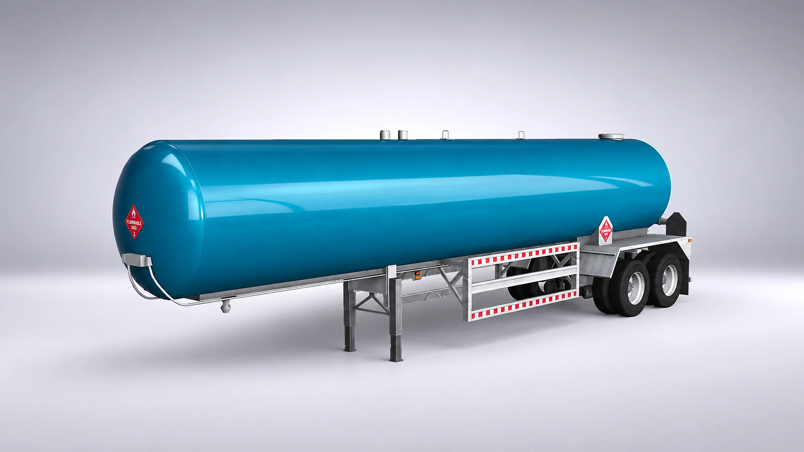 Gas Tanker Semi-Trailer